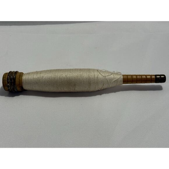 Vintage Antique Wood Spool Textile Mill Bobbins Primitive Industrial Sewing - Picture 4 of 10